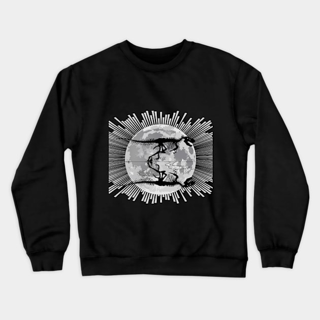 Trex skeleton Crewneck Sweatshirt by RIX ART